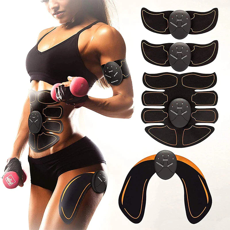 EMS Abdominal Muscle Toning Trainer – ABS Stimulator Toner Fitness Binder for Core & Muscle Sculpting