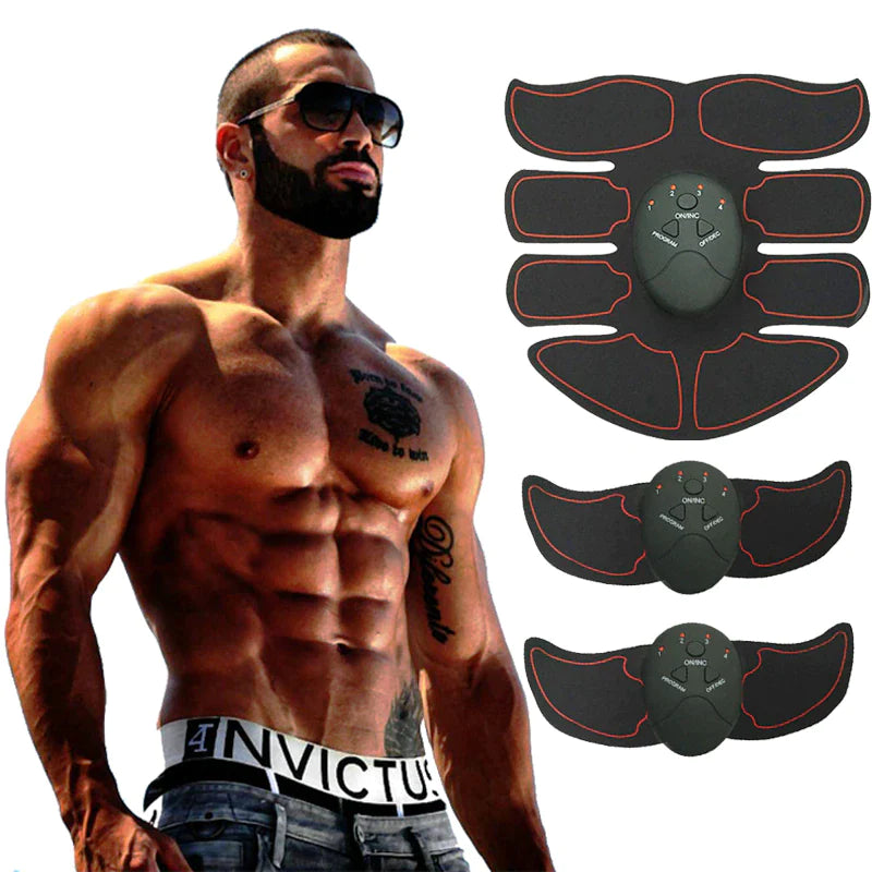 EMS Abdominal Muscle Toning Trainer – ABS Stimulator Toner Fitness Binder for Core & Muscle Sculpting