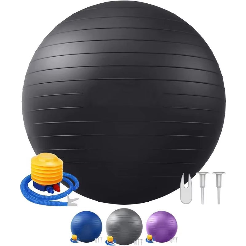 Balance Ball – 65cm/75cm/85cm Yoga & Pilates Stability Ball for Fitness, Pregnancy & Rehabilitation