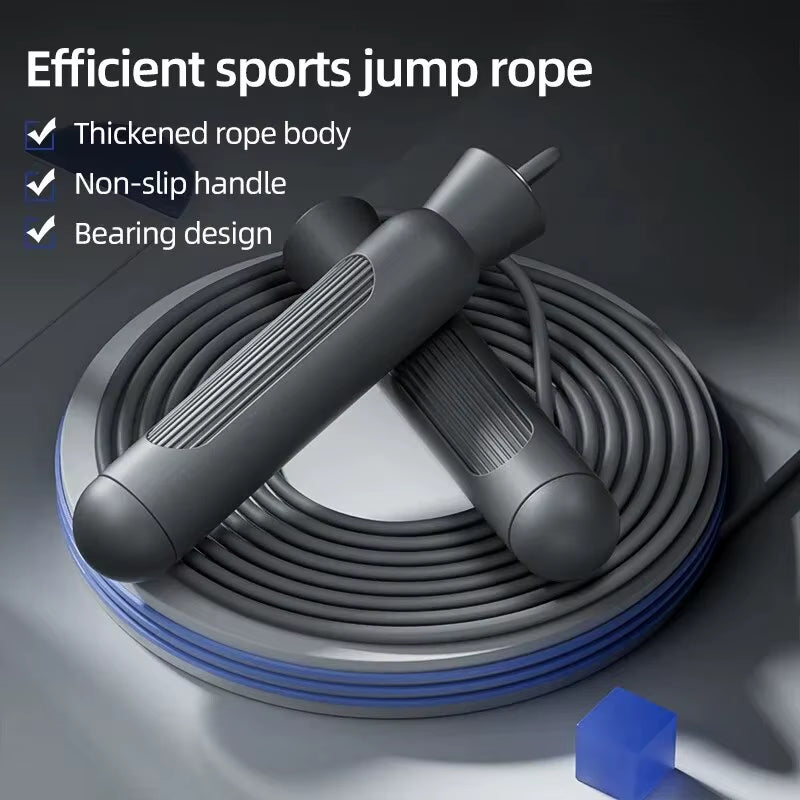 Adjustable Steel Jump Rope β Ball Bearing Speed Rope for Men & Women, Weight-Loss & Cardio Training