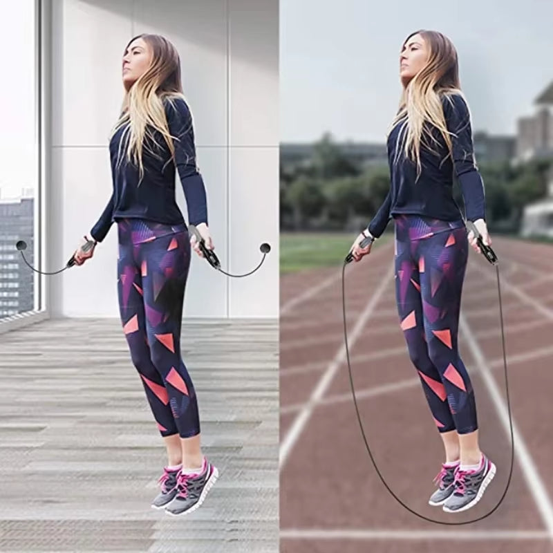 Xiaomi Digital Wireless Jump Rope – Cordless Calorie Counter Skipping Rope with Weights for Fitness & Bodybuilding