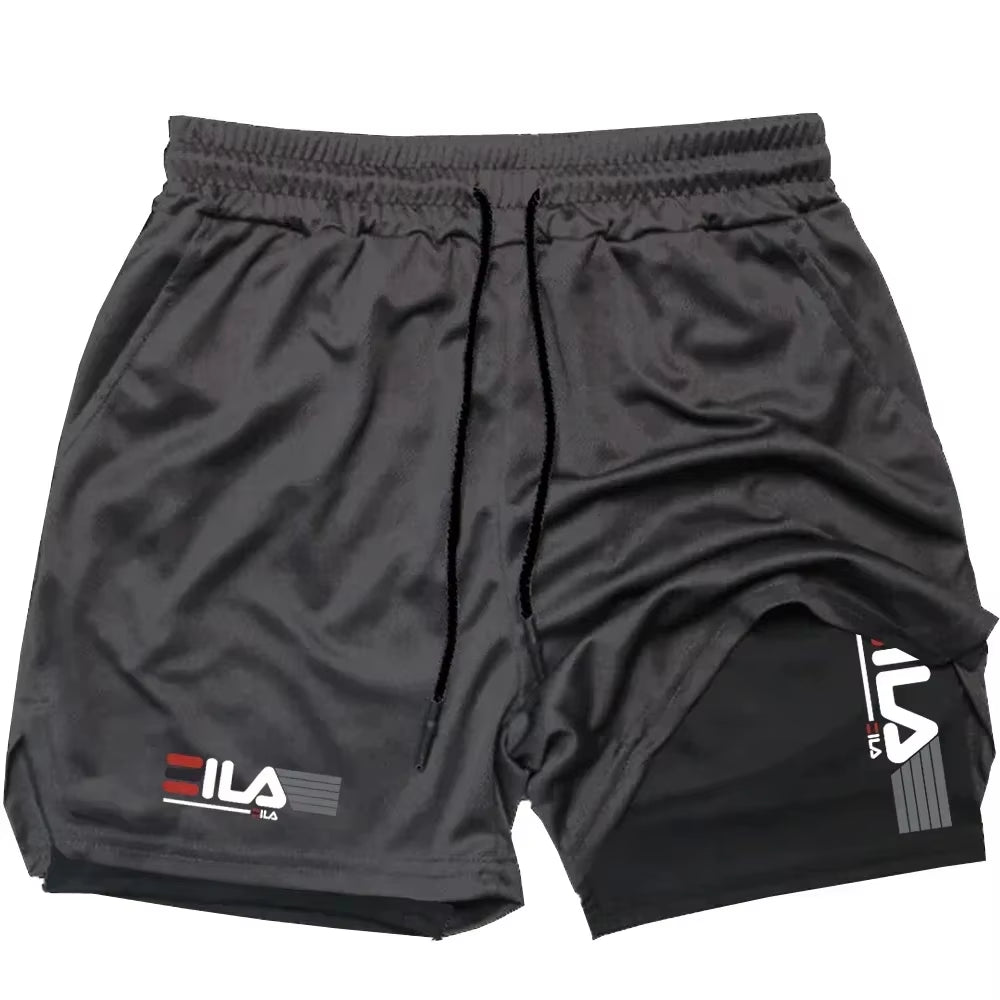 Men’s Two-In-One Sports Shorts – Breathable & Built for Performance