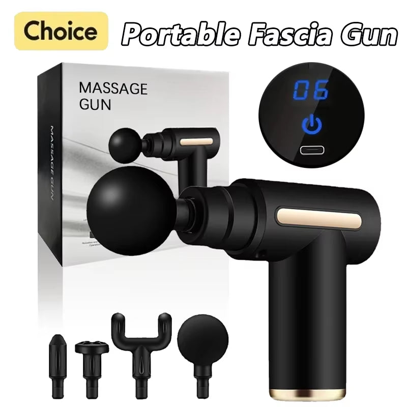 Portable Mini Fascia Gun – The Ultimate Deep Tissue Massager for Recovery & Pain Relief