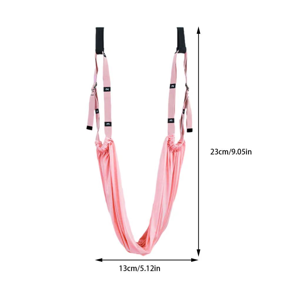 Pull Rope Aerial Yoga Strap β Adjustable Leg Split Trainer & Hammock Swing for Flexibility, Strength & Balance