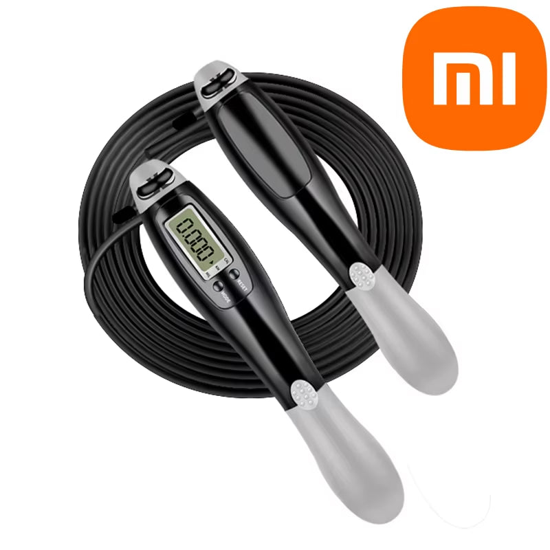 Xiaomi Digital Wireless Jump Rope – Cordless Calorie Counter Skipping Rope with Weights for Fitness & Bodybuilding