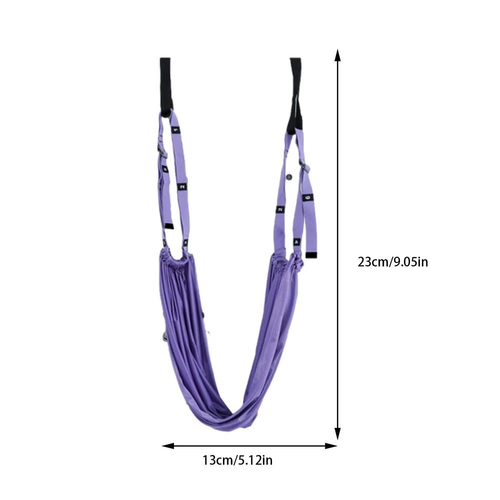 Pull Rope Aerial Yoga Strap β Adjustable Leg Split Trainer & Hammock Swing for Flexibility, Strength & Balance