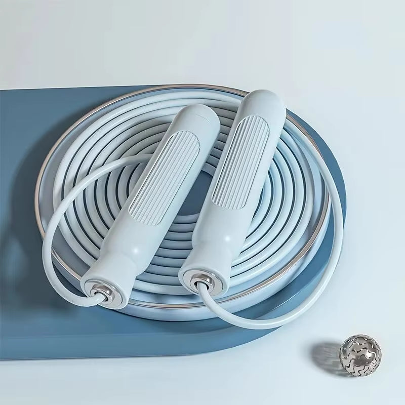 Adjustable Steel Jump Rope β Ball Bearing Speed Rope for Men & Women, Weight-Loss & Cardio Training