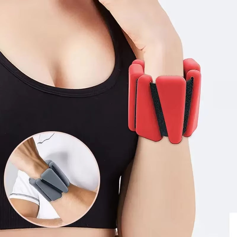 Adjustable Silicone Wrist Weights – 1/2 Lbs Ankle & Wrist Bracelets for Yoga, Fitness, and Jogging
