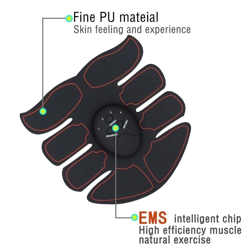 EMS Abdominal Muscle Toning Trainer – ABS Stimulator Toner Fitness Binder for Core & Muscle Sculpting