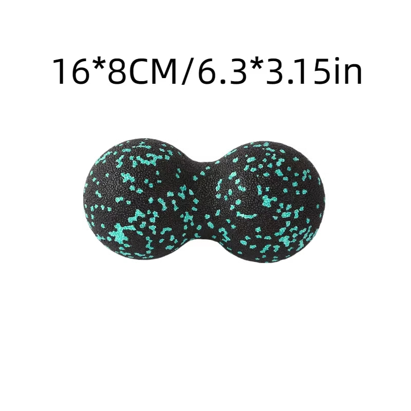 High-Density Yoga Peanut Massage Ball Set โ Fascia Release, Muscle Relaxation & Pain Relief Fitness Kit
