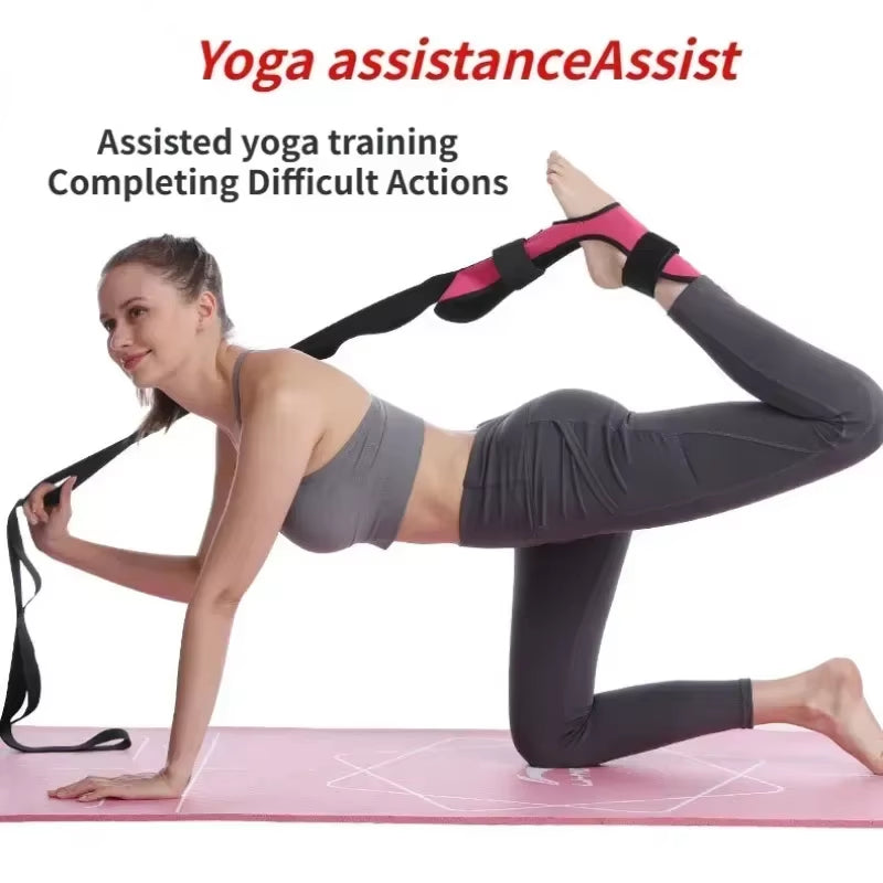 Yoga Leg Stretching Band – Flexibility & Rehab Strap for Yoga, Pilates, Dance, and Foot Recovery