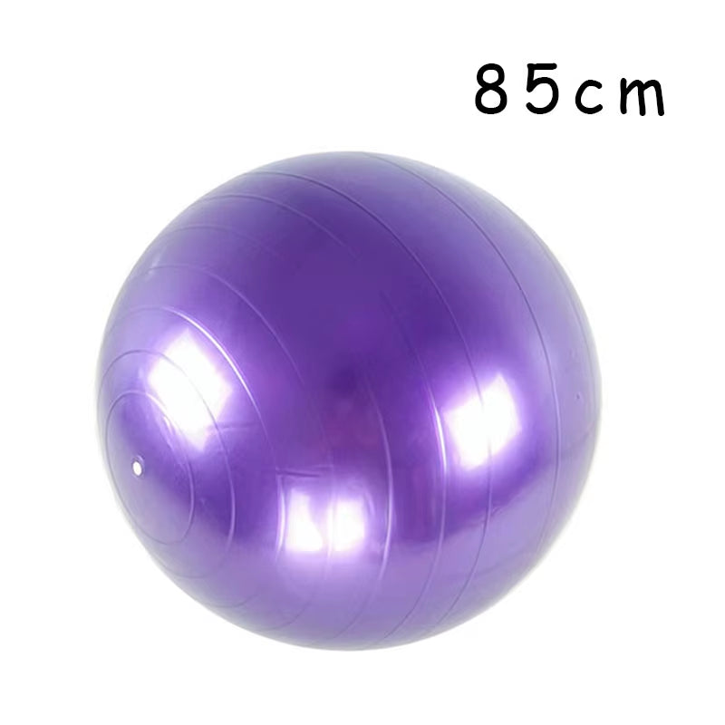PVC Fitness Yoga Ball – Thickened Explosion-Proof Exercise Ball for Home, Gym, Pilates & Balance Training