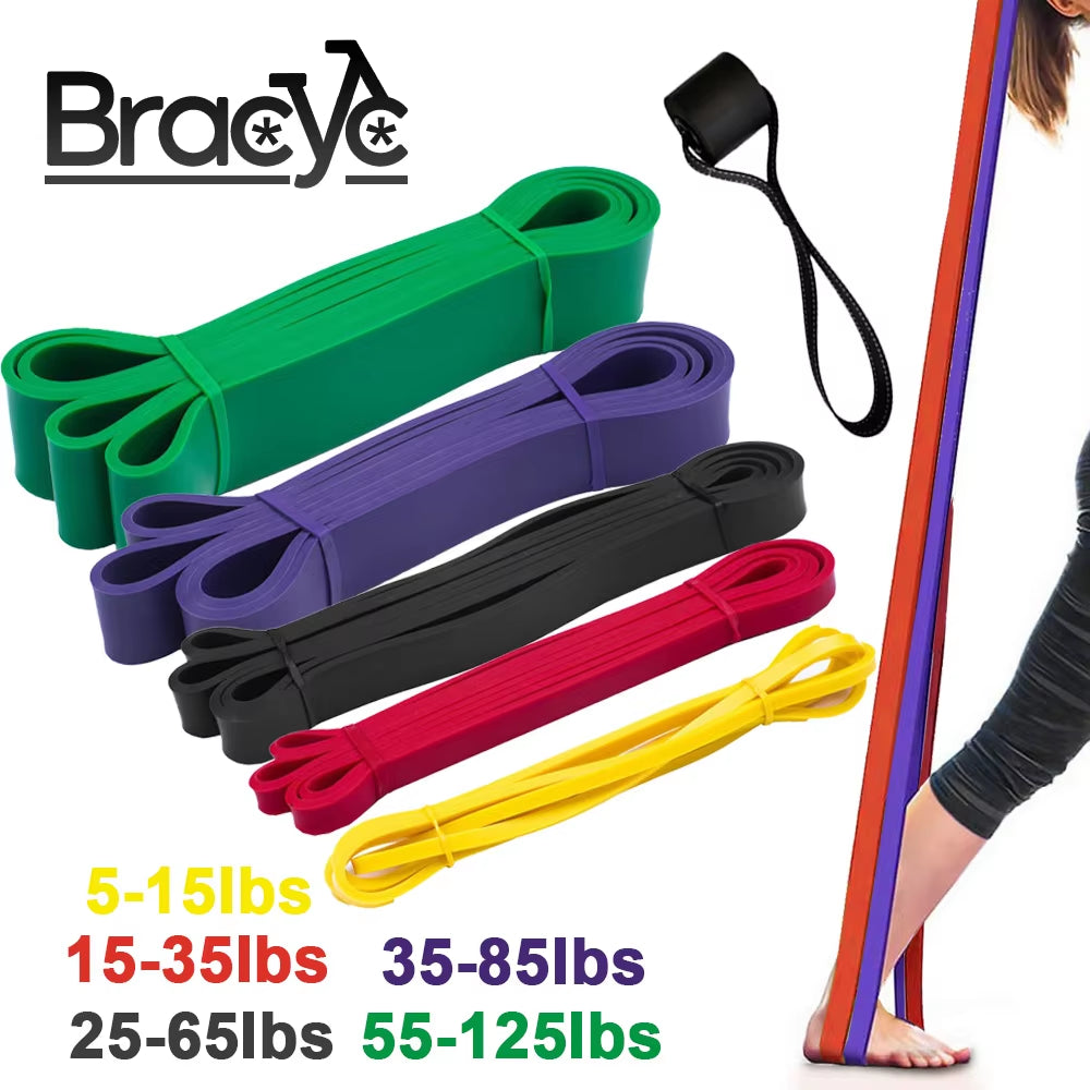 Durable Latex Resistance Bands – Elastic Exercise Bands for Strength Training, Pull-Ups, Pilates & Gym Workout