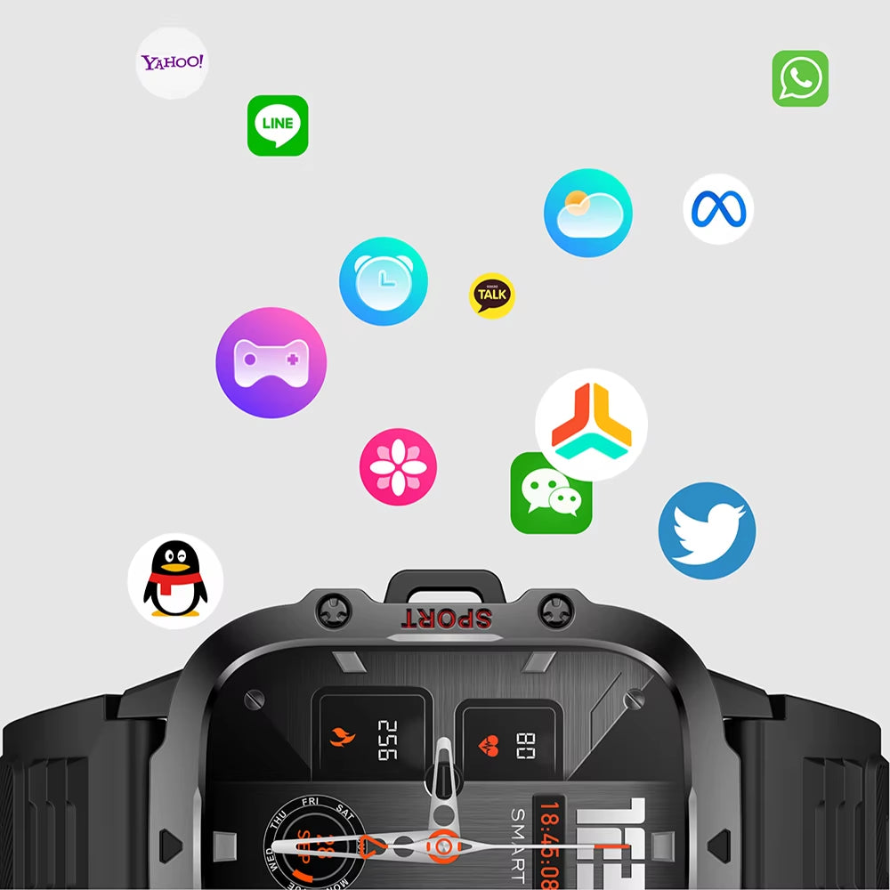 Smartwatch with Bluetooth Calling – IP68 Waterproof Fitness Tracker for Men & Women, Compatible with Xiaomi & Android (2024)