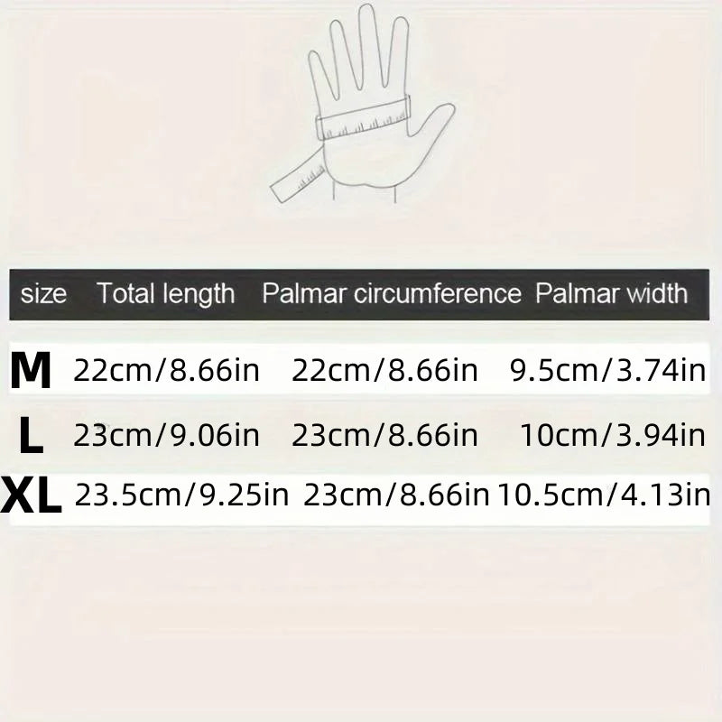 Waterproof Winter Touchscreen Gloves – Windproof Warm Gloves for Men, Snowboarding, Motorcycle Riding & Driving