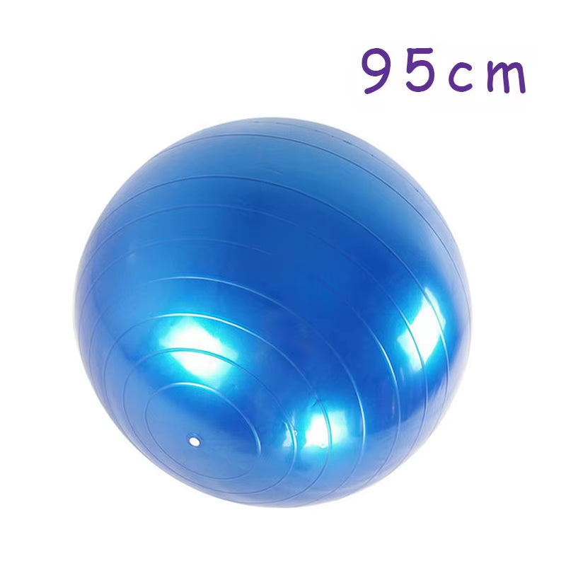 PVC Fitness Yoga Ball – Thickened Explosion-Proof Exercise Ball for Home, Gym, Pilates & Balance Training