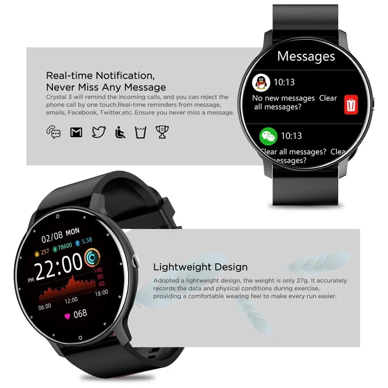 LIGE 2024 Smart Watch โ Where Elegance Meets Everyday Performance