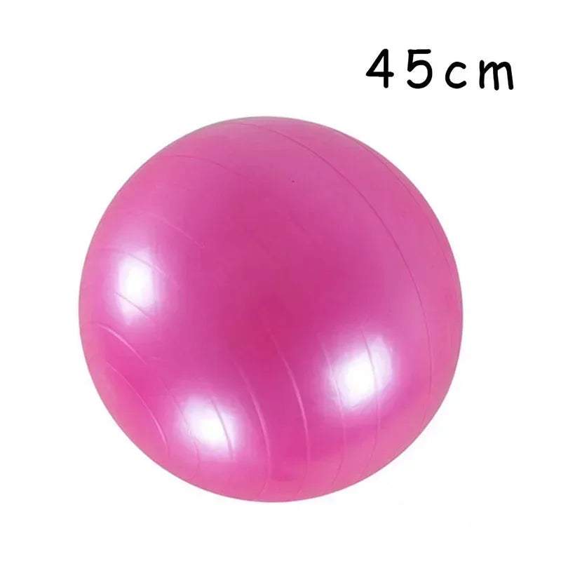 Big Yoga Ball – 45cm-85cm Thickened PVC Inflatable Exercise Ball for Home Fitness, Pilates & Balance Training