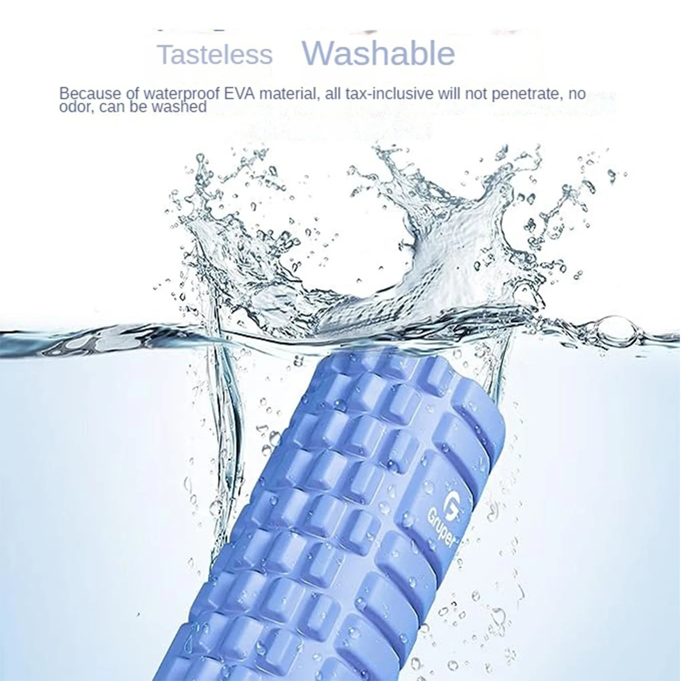33cm Foam Axis Massage Roller – Ultimate Yoga & Muscle Recovery Tool for Back & Body Training