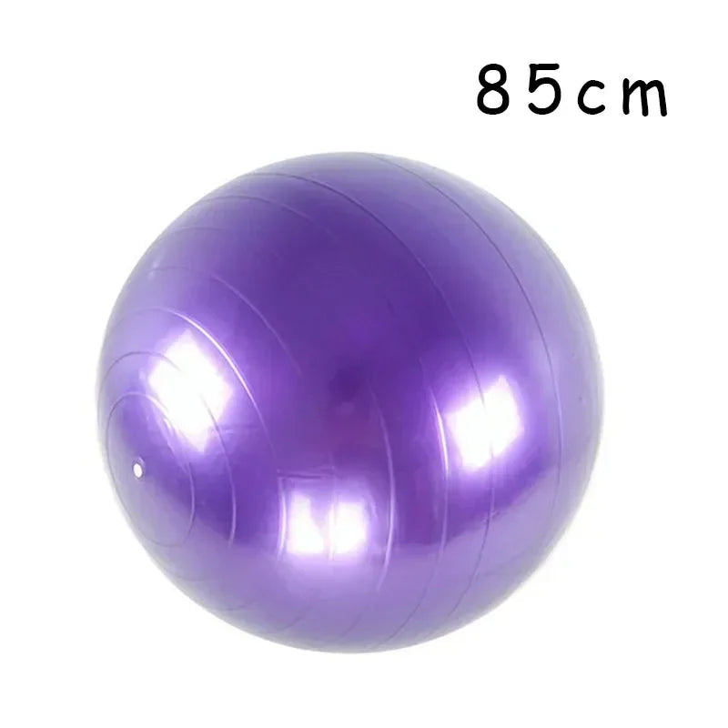 Big Yoga Ball – 45cm-85cm Thickened PVC Inflatable Exercise Ball for Home Fitness, Pilates & Balance Training