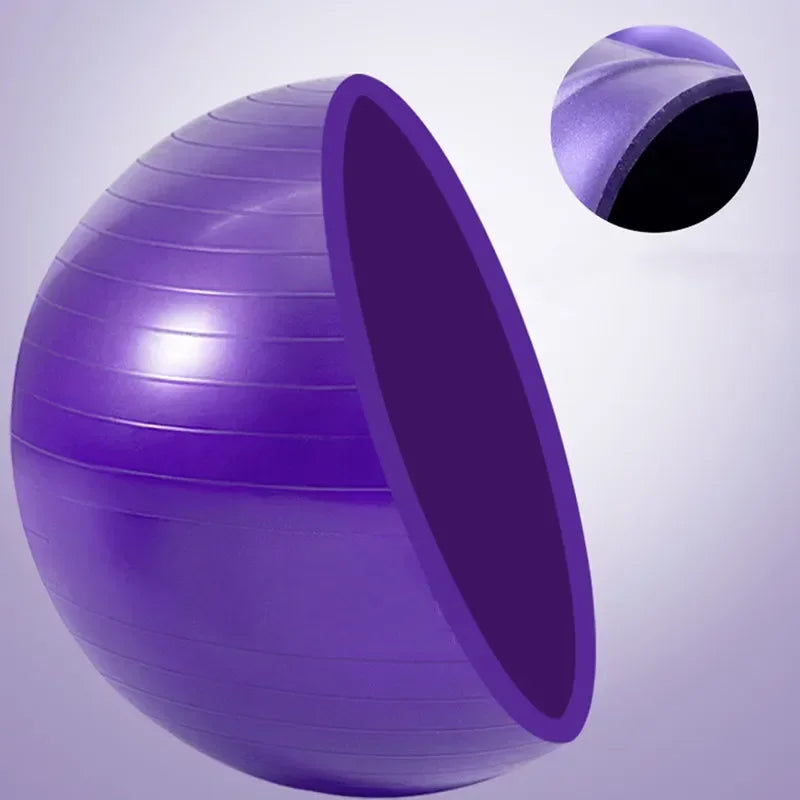 Big Yoga Ball – 45cm-85cm Thickened PVC Inflatable Exercise Ball for Home Fitness, Pilates & Balance Training