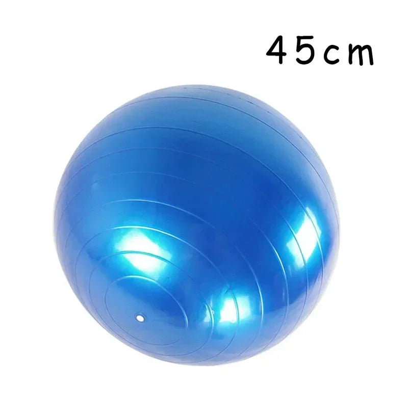 Big Yoga Ball – 45cm-85cm Thickened PVC Inflatable Exercise Ball for Home Fitness, Pilates & Balance Training