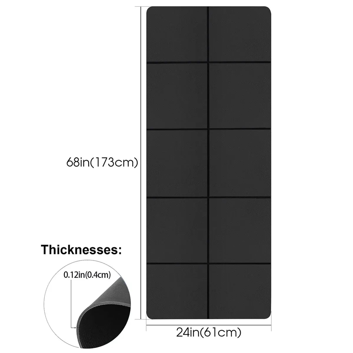 "Anti-Skid 4MM Yoga Mat – Ultra-Comfort EVA Foam for Yoga, Pilates, & Fitness Workouts"