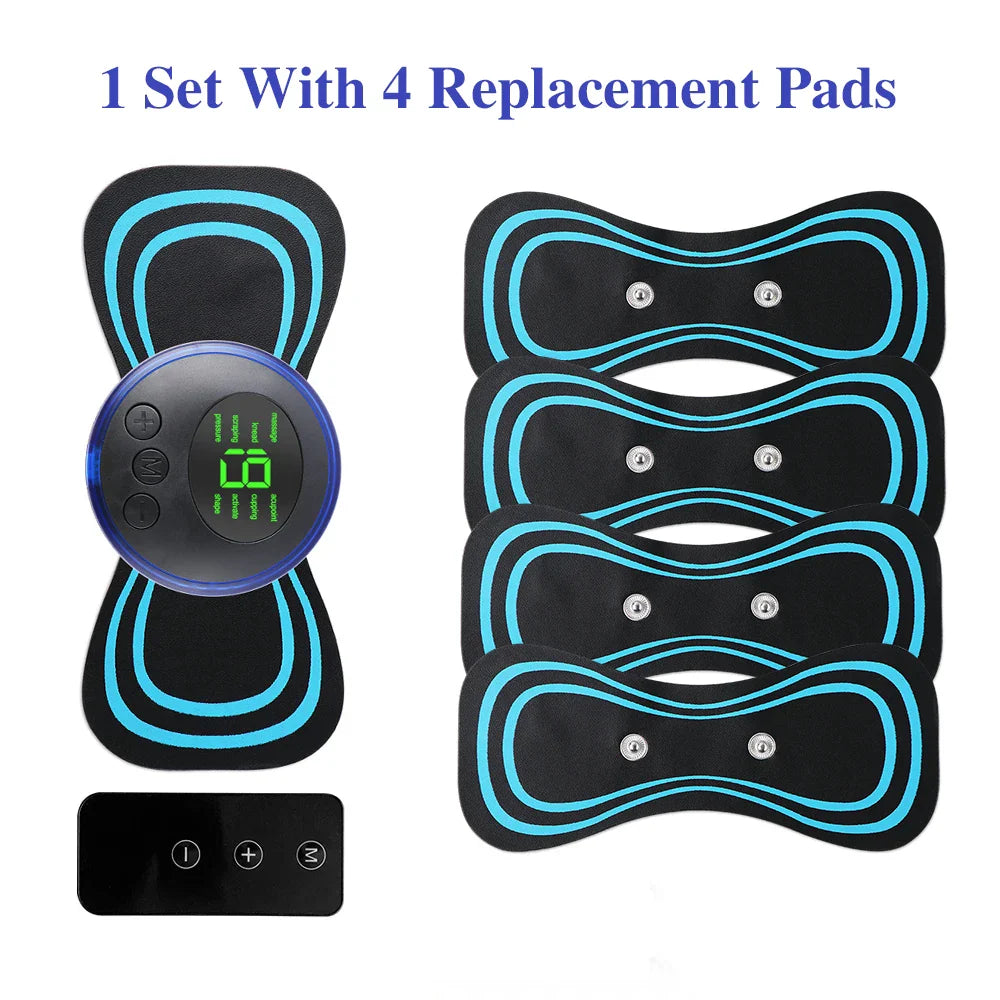 Mini Portable EMS Neck Massager – Electric Neck Stretcher for Cervical Pain Relief & Shoulder Relaxation
