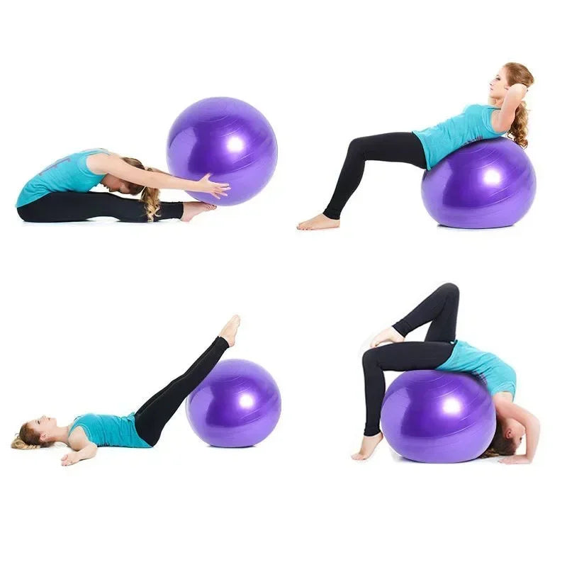 Big Yoga Ball – 45cm-85cm Thickened PVC Inflatable Exercise Ball for Home Fitness, Pilates & Balance Training