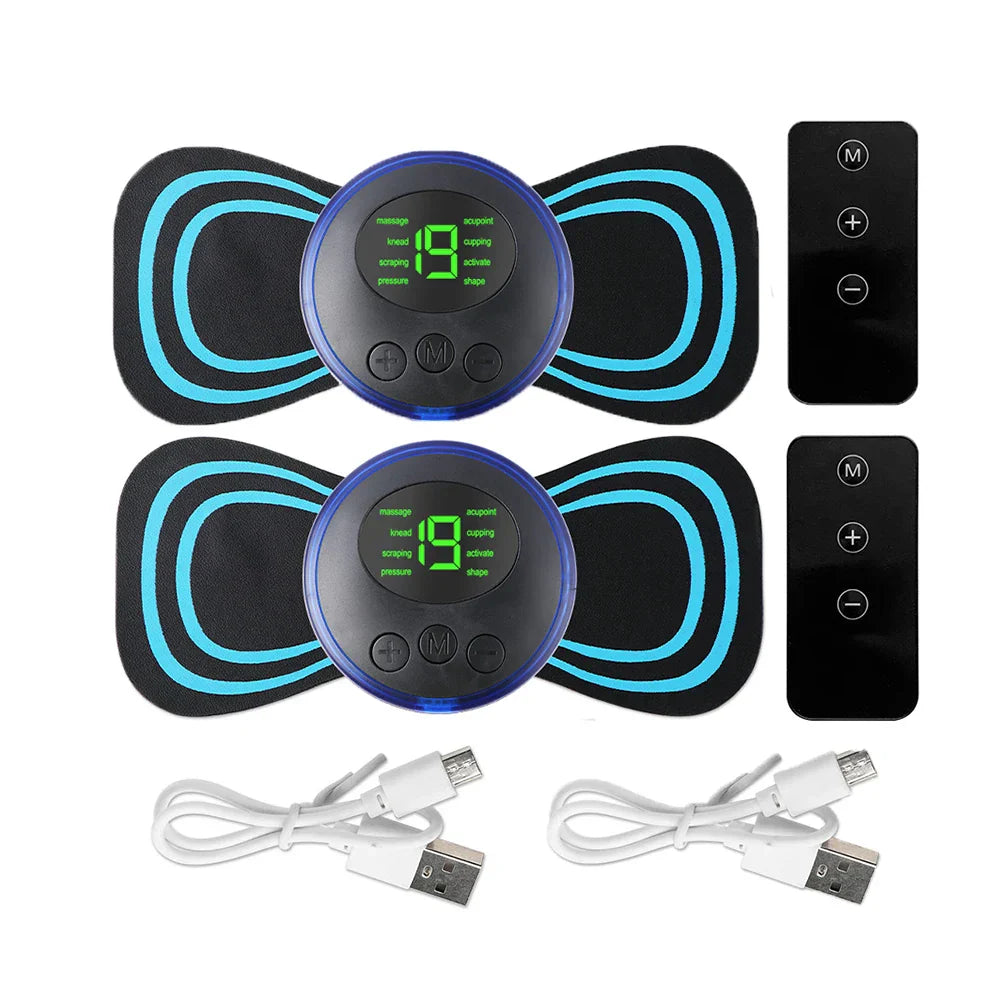 Mini Portable EMS Neck Massager – Electric Neck Stretcher for Cervical Pain Relief & Shoulder Relaxation