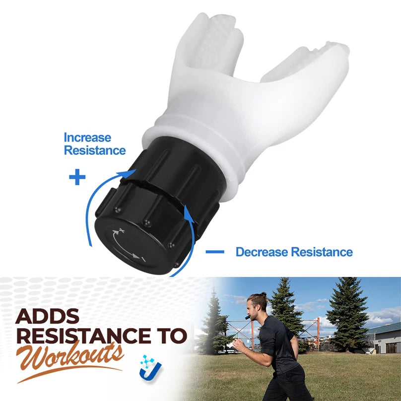 LungFlex Pro: Adjustable Breathing Trainer for Enhanced Lung Capacity & Respiratory Fitness