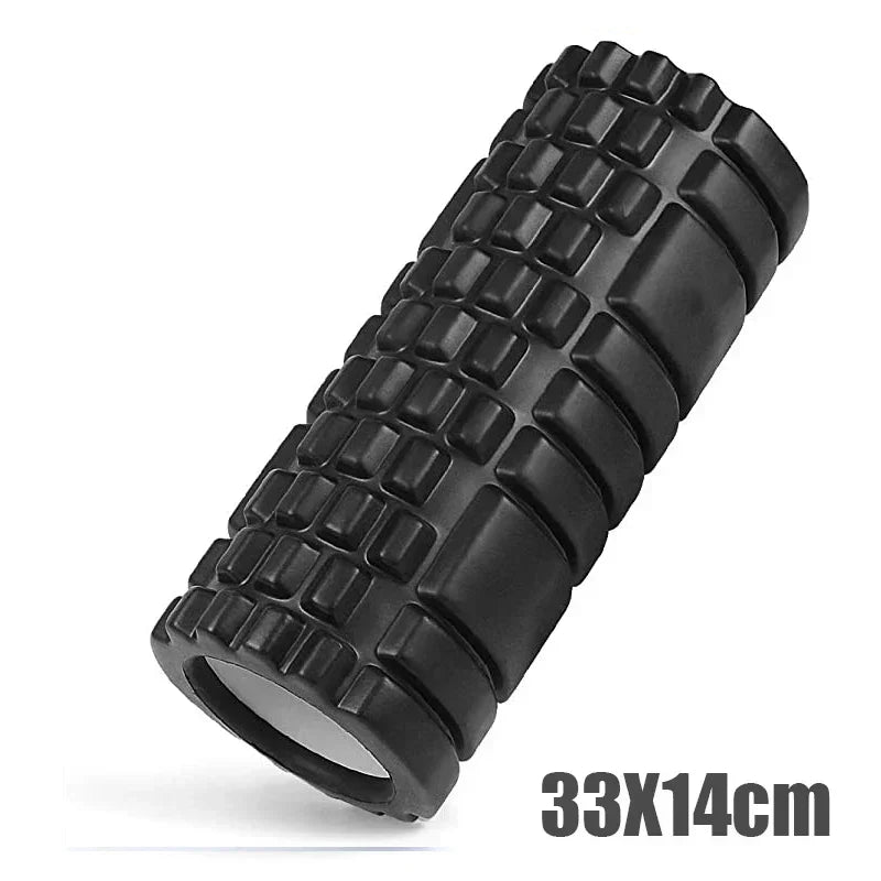33cm Foam Axis Massage Roller – Ultimate Yoga & Muscle Recovery Tool for Back & Body Training