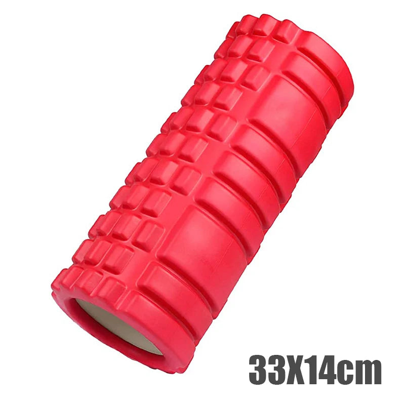 33cm Foam Axis Massage Roller – Ultimate Yoga & Muscle Recovery Tool for Back & Body Training