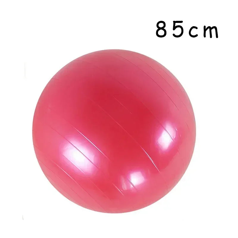 Big Yoga Ball – 45cm-85cm Thickened PVC Inflatable Exercise Ball for Home Fitness, Pilates & Balance Training
