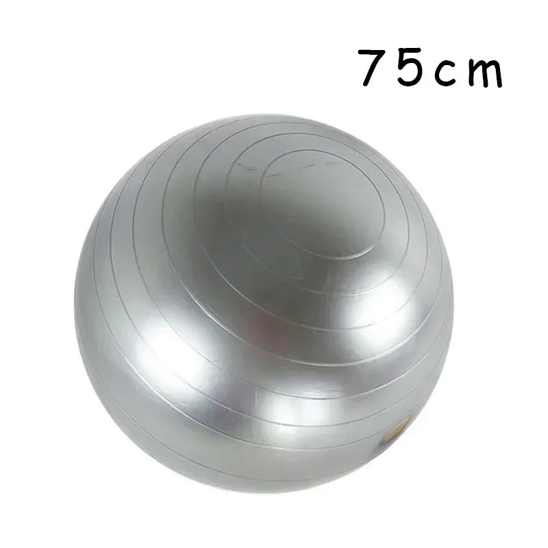 Big Yoga Ball – 45cm-85cm Thickened PVC Inflatable Exercise Ball for Home Fitness, Pilates & Balance Training