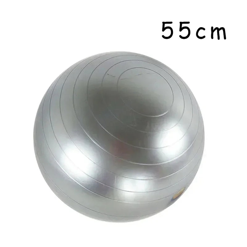 Big Yoga Ball – 45cm-85cm Thickened PVC Inflatable Exercise Ball for Home Fitness, Pilates & Balance Training