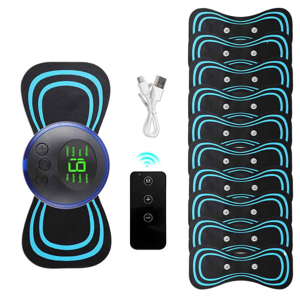 Mini Portable EMS Neck Massager – Electric Neck Stretcher for Cervical Pain Relief & Shoulder Relaxation