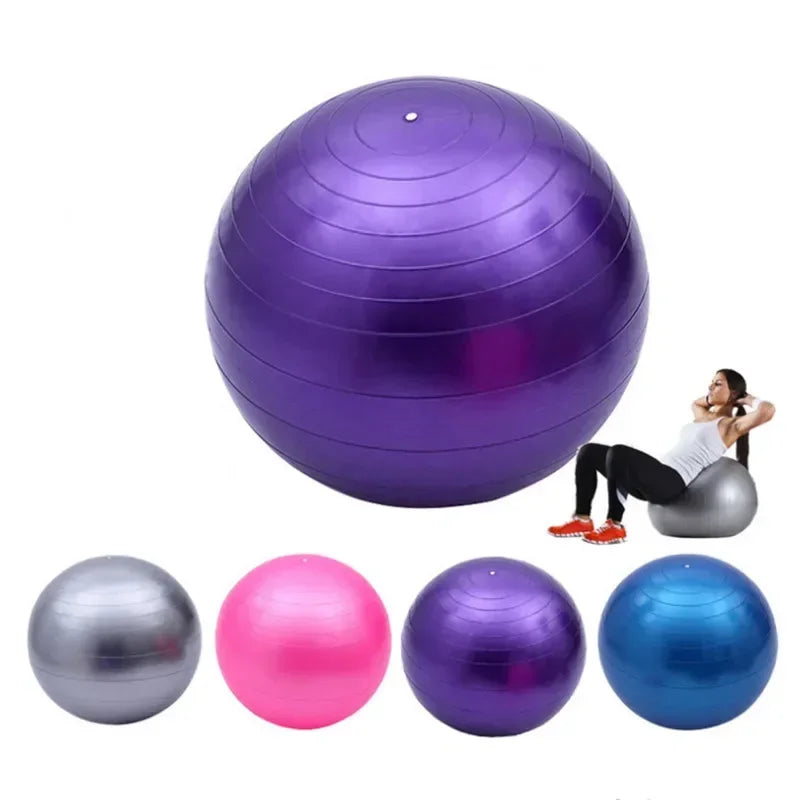 Big Yoga Ball – 45cm-85cm Thickened PVC Inflatable Exercise Ball for Home Fitness, Pilates & Balance Training