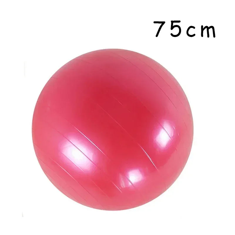 Big Yoga Ball – 45cm-85cm Thickened PVC Inflatable Exercise Ball for Home Fitness, Pilates & Balance Training