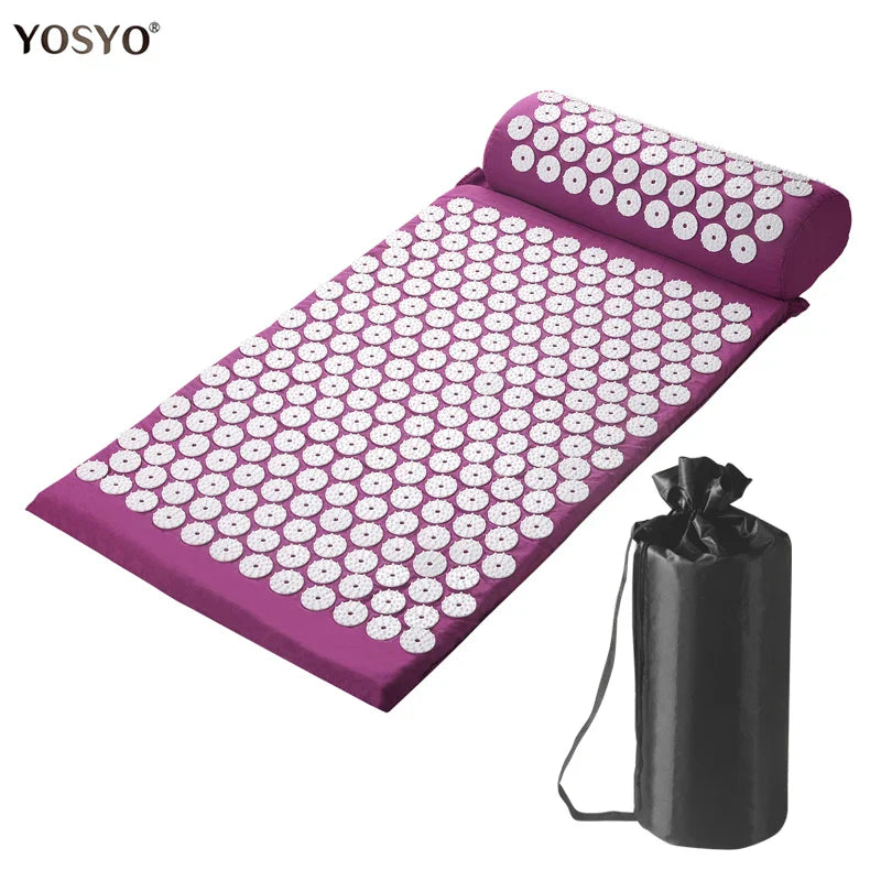 Yoga Massage Pads with Large Touchpoints – Neck, Back & Foot Relief for Relaxation and Recovery