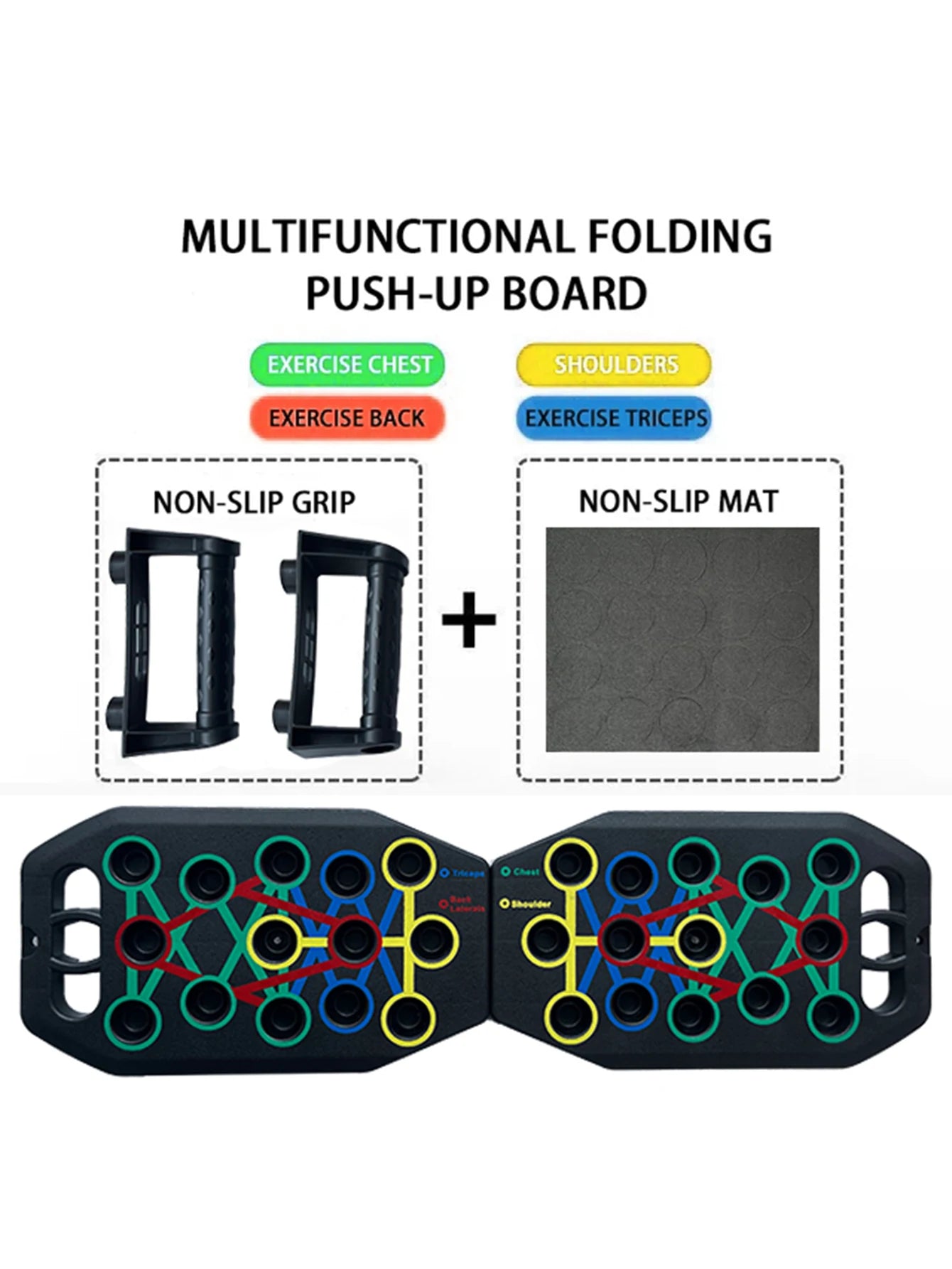 Multi-Function Push-Up Board – Professional Push-Up Handles for Home Workouts & Strength Training