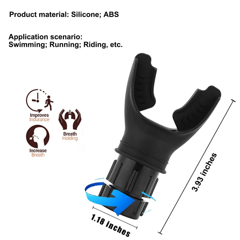 LungFlex Pro: Adjustable Breathing Trainer for Enhanced Lung Capacity & Respiratory Fitness