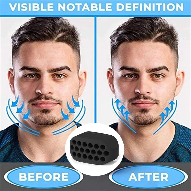 Ultimate Silicone Jawline Trainer: Sculpt, Tone & Strengthen Your Face & Neck Muscles