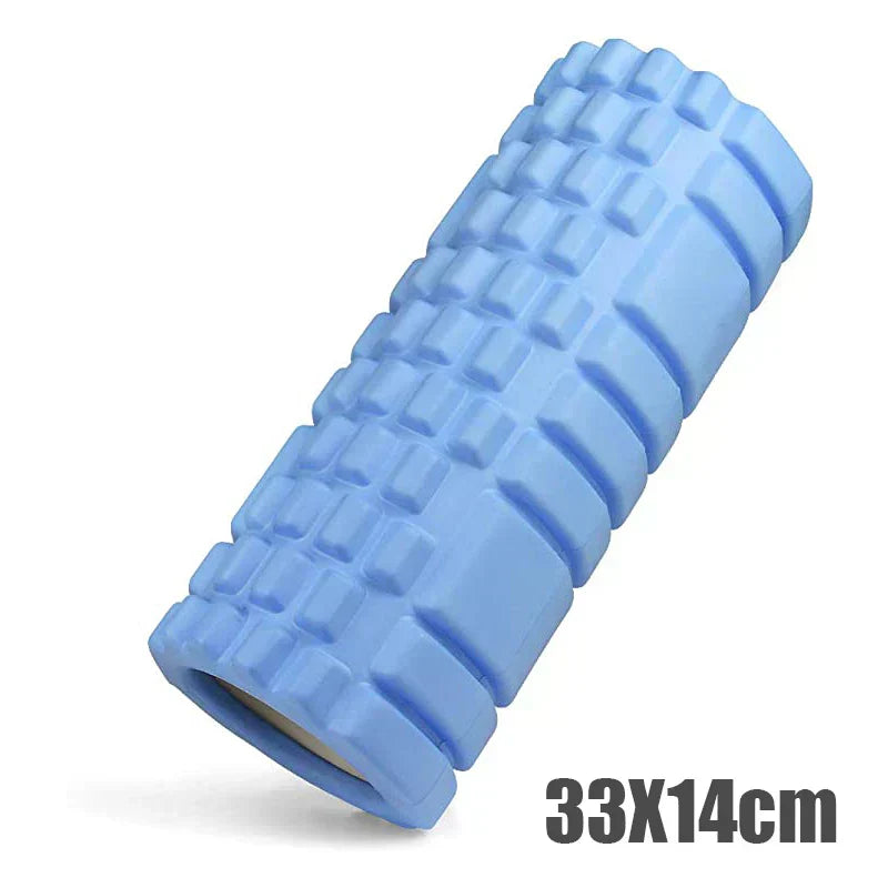 33cm Foam Axis Massage Roller – Ultimate Yoga & Muscle Recovery Tool for Back & Body Training