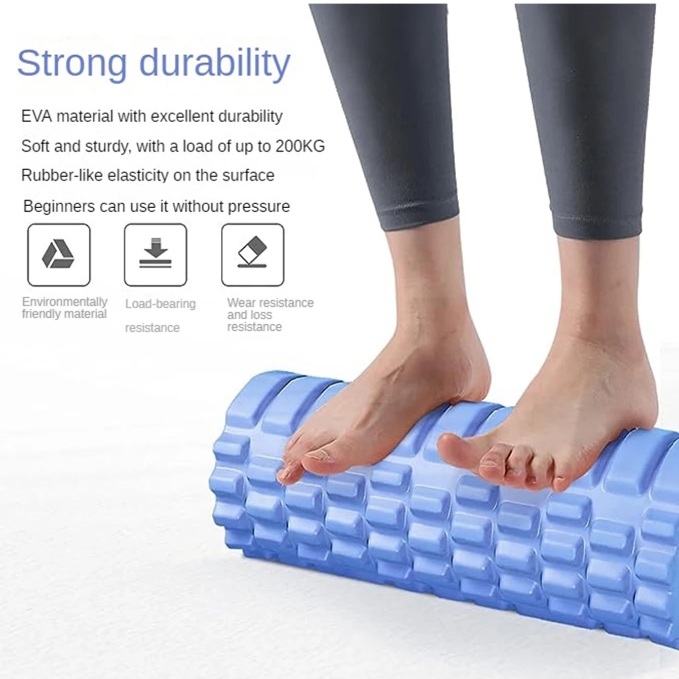 33cm Foam Axis Massage Roller – Ultimate Yoga & Muscle Recovery Tool for Back & Body Training