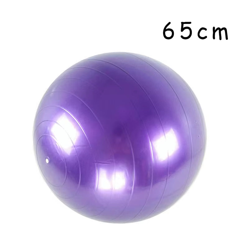 PVC Fitness Yoga Ball – Thickened Explosion-Proof Exercise Ball for Home, Gym, Pilates & Balance Training