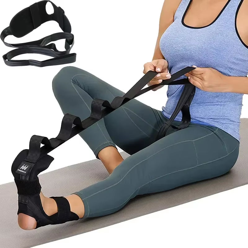 Yoga Leg Stretching Band – Flexibility & Rehab Strap for Yoga, Pilates, Dance, and Foot Recovery