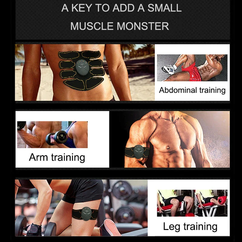 EMS Abdominal Muscle Toning Trainer – ABS Stimulator Toner Fitness Binder for Core & Muscle Sculpting