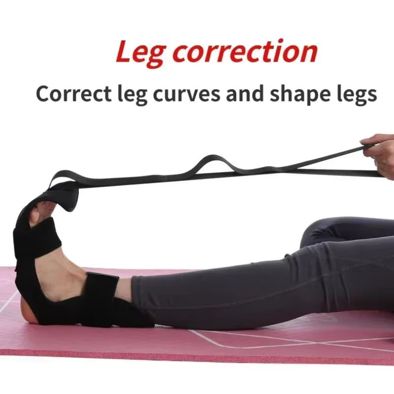 Yoga Leg Stretching Band – Flexibility & Rehab Strap for Yoga, Pilates, Dance, and Foot Recovery