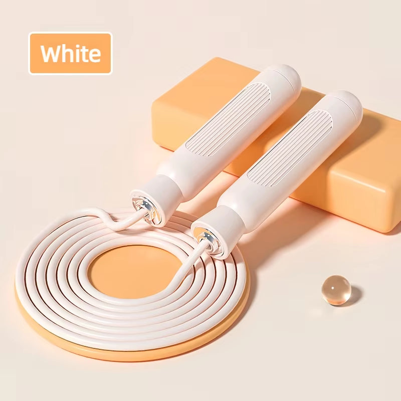 Adjustable Jump Rope for Speed Skipping Exercise Weight-Loss Fitness Women Men and Kids Ropea Length Steel Ropes with Bearings